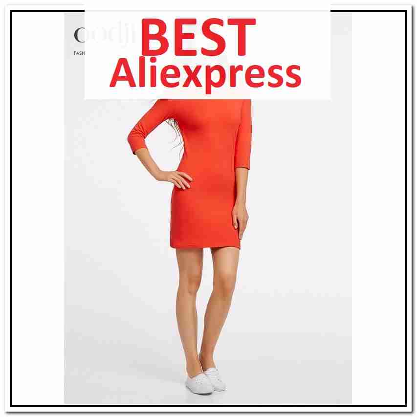 Качественное трикотажное платье c Aliexpress